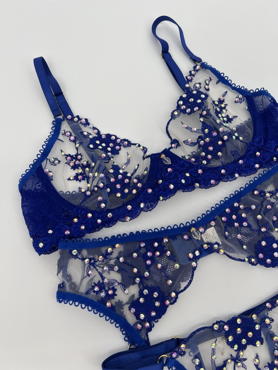 Royal Blue Lace lingerie set