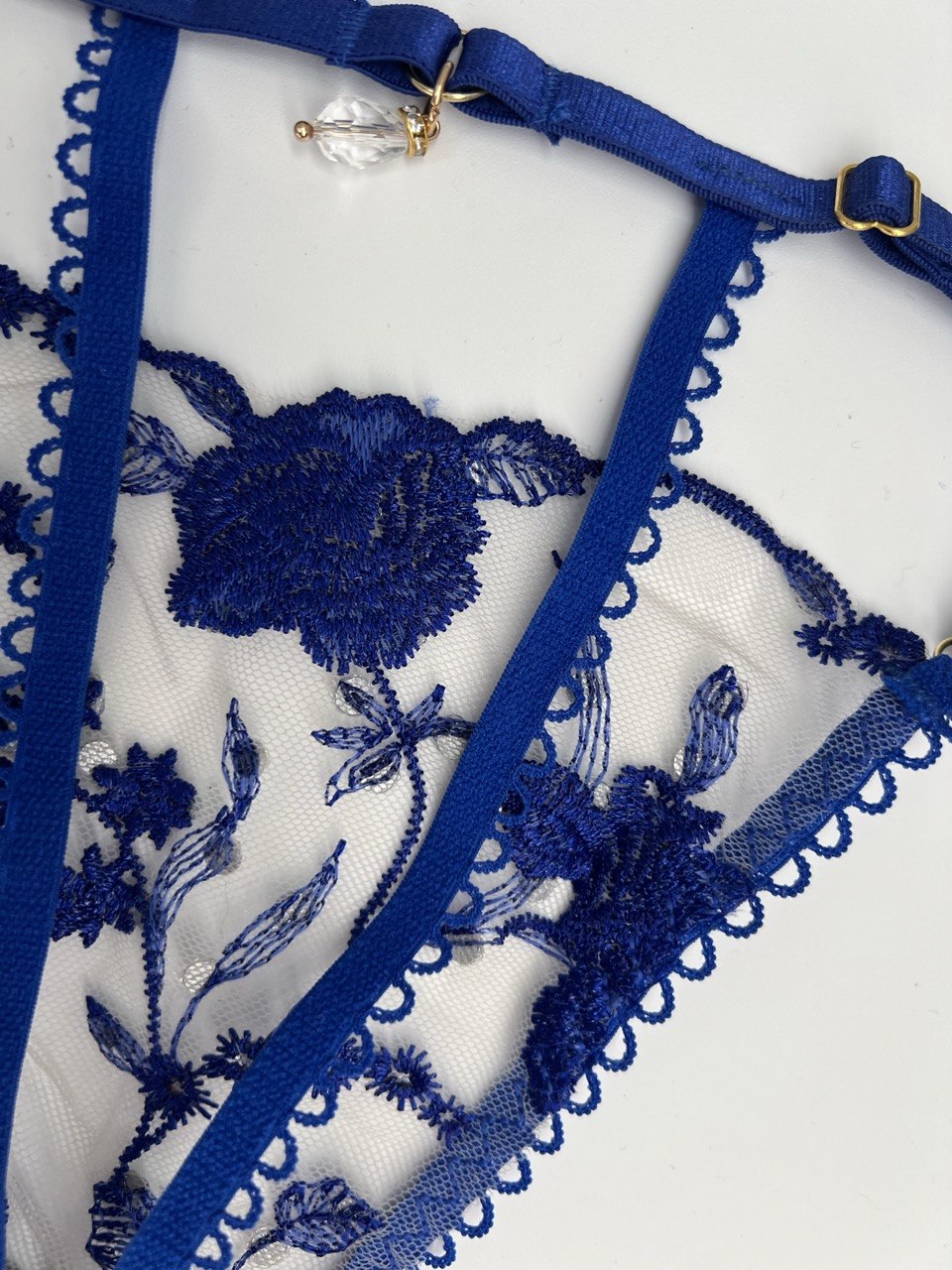 Royal Blue Lace lingerie set