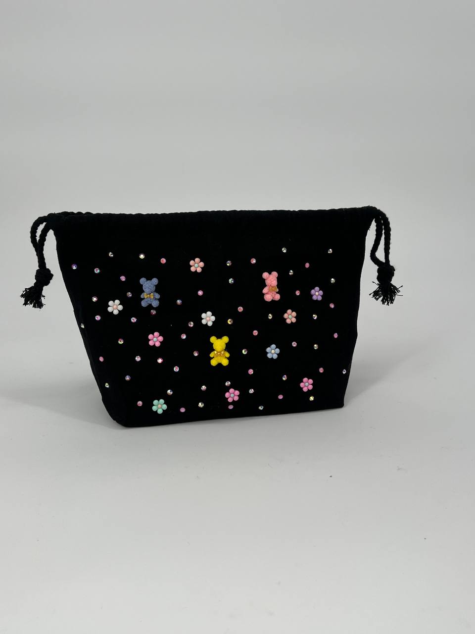 Diva Gleam Drawstring Pouch Handmade Charm